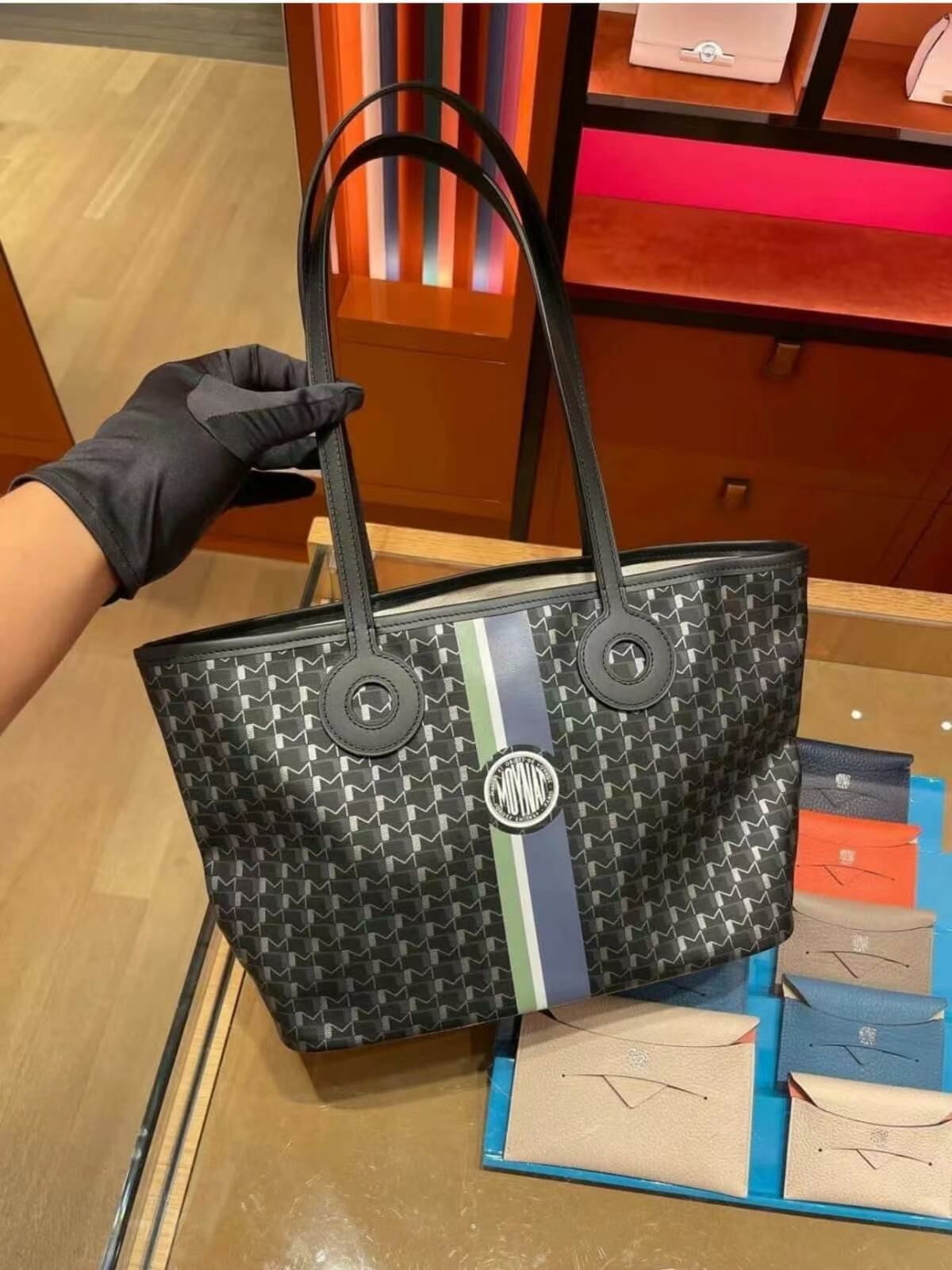 Moynat 長肩帶單肩手提托特包 -M