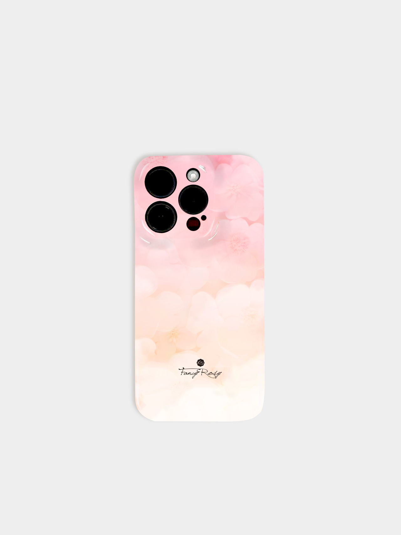 鏡亮面手機殼Pink Cloudy