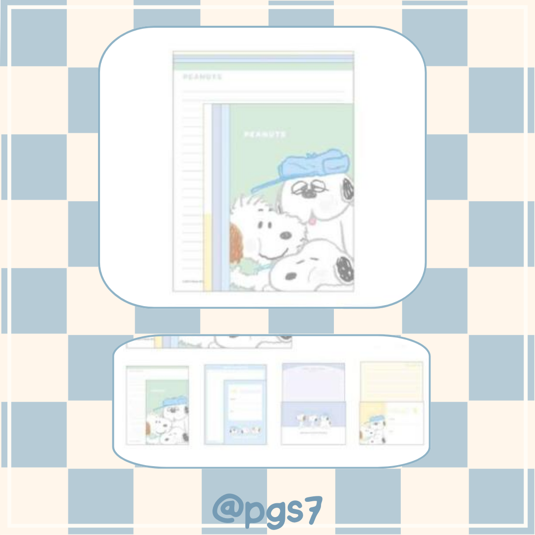 【現貨】日本 snoppy 史努比 信封套組