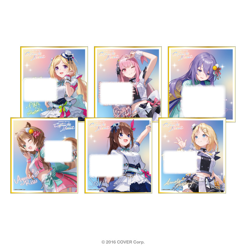 「最後1團」「官方代購」Hololive Expo 2024 hololive 5th fes. Capture the Moment  #14 隨機色紙