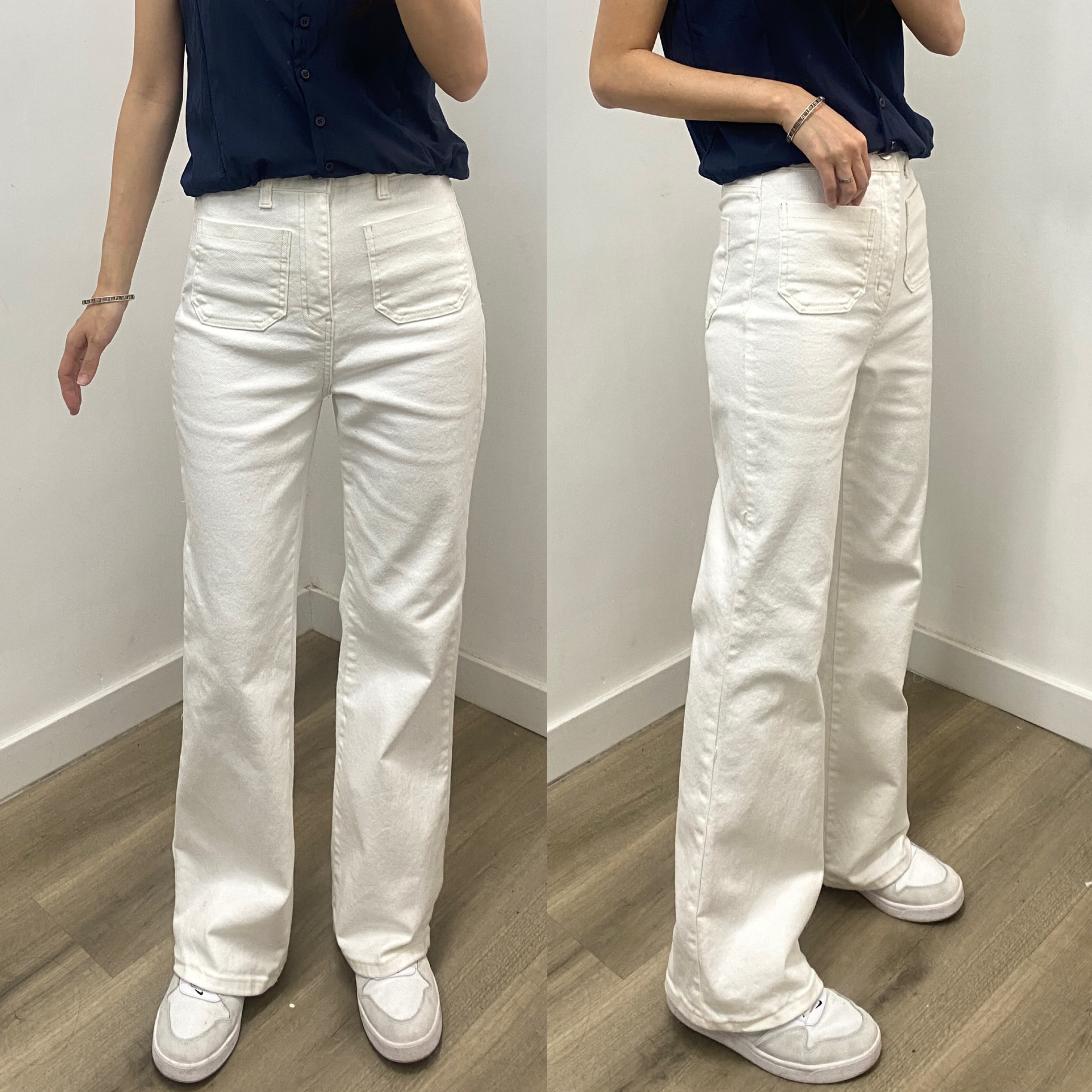 𝑺𝑨𝑳𝑬   L  JS1107 微喇叭長直筒褲