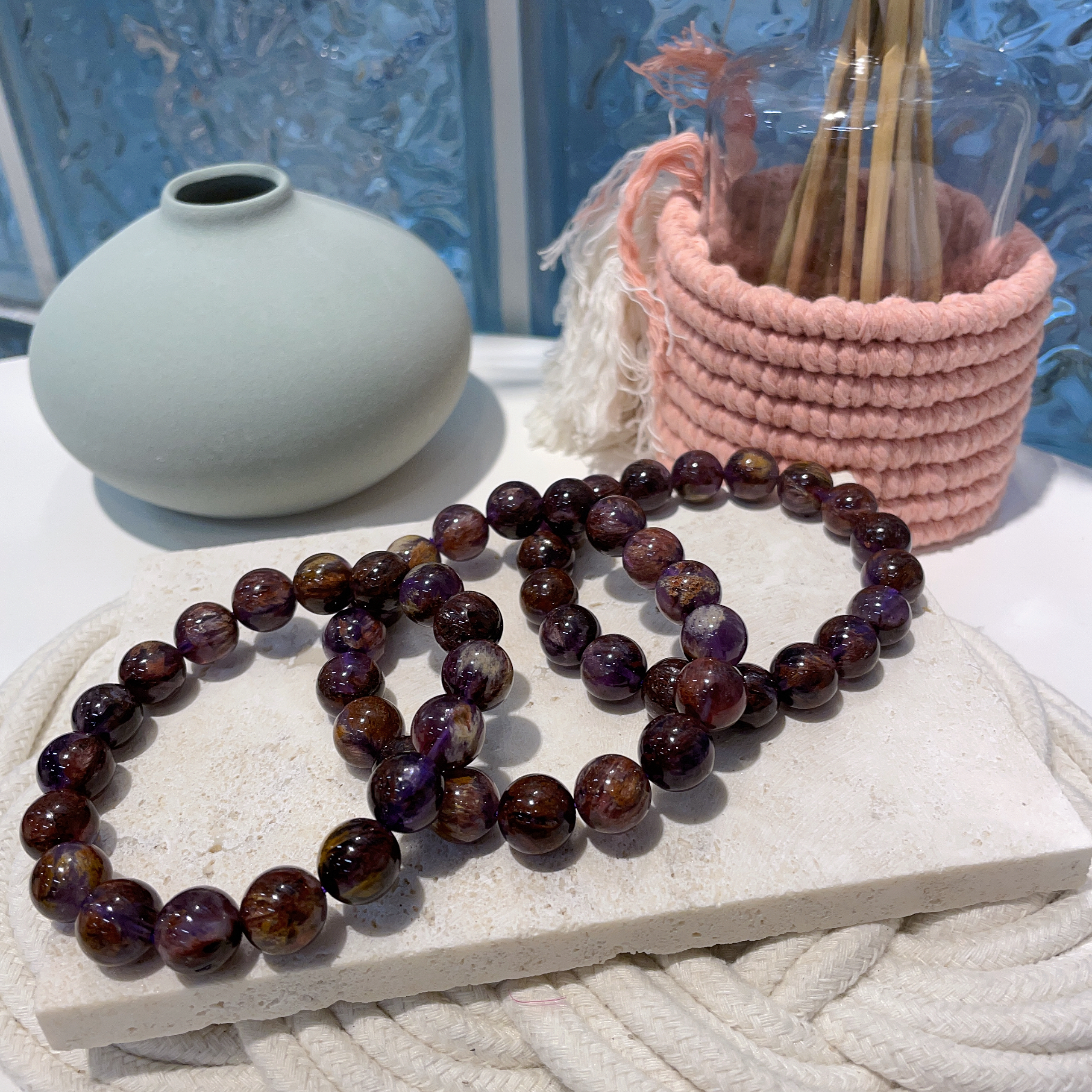 紫紅幽靈手串 11mm