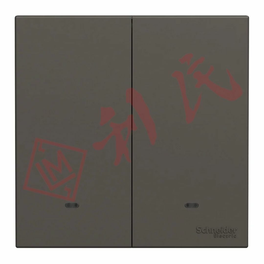 施耐德 AvatarOn C 16AX 兩位雙控開關掣連螢光指示