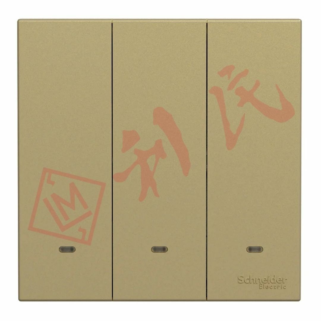 施耐德 AvatarOn C 16AX 三位單控開關掣連螢光指示