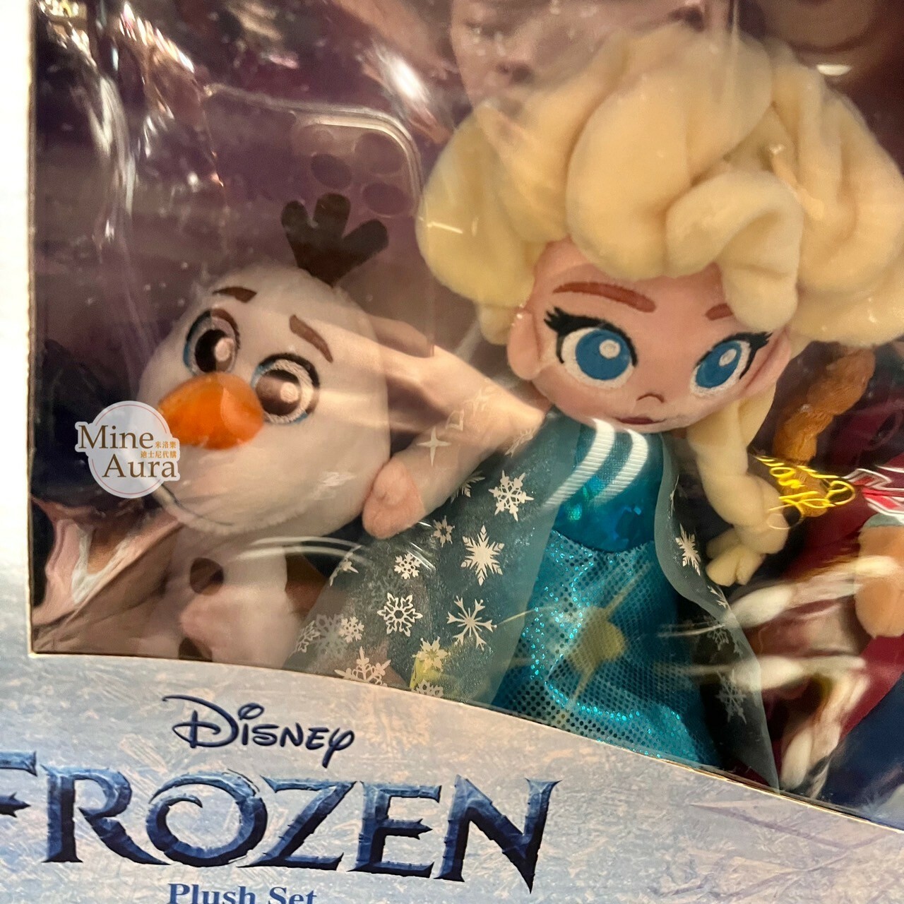 冰雪奇緣 Frozen 經典角色 絨毛 娃娃 玩偶套組 -香港迪士尼樂園