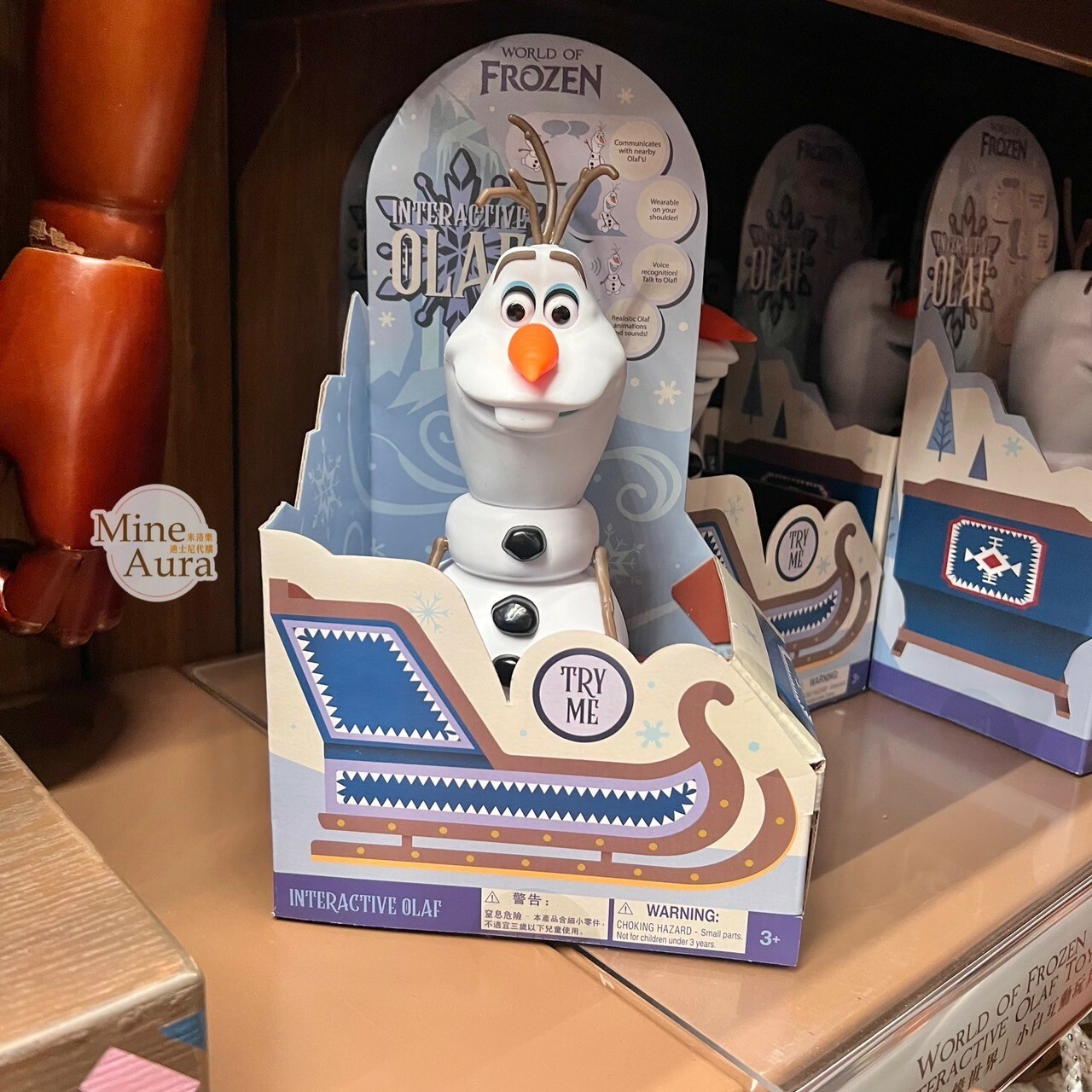 World of Frozen 限定 雪寶 Olaf 立體公仔造型 發聲玩具 冰雪奇緣 Frozen -香港迪士尼樂園