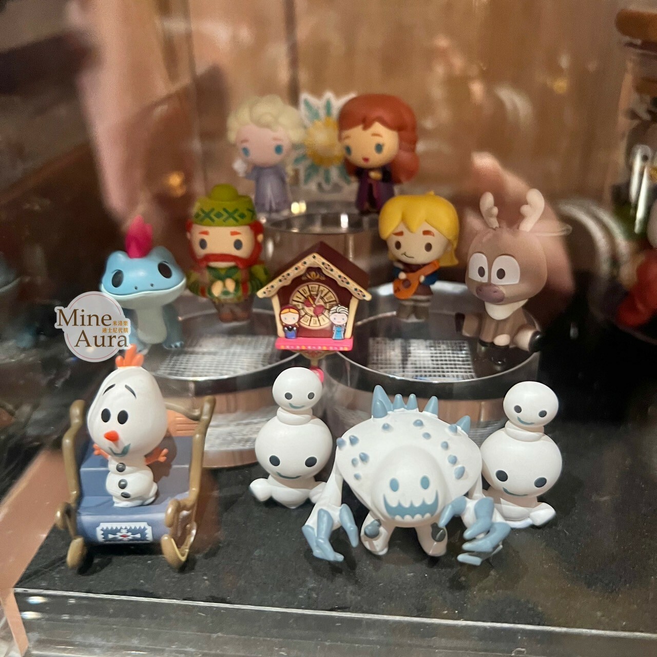 World of Frozen 樂園限定 冰雪奇緣 迷你公仔+罐子 -香港迪士尼樂園