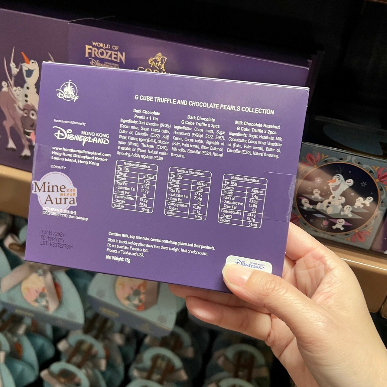 World of Frozen 限定 x GODIVA 聯名 松露巧克力 冰雪奇緣 Frozen -香港迪士尼樂園