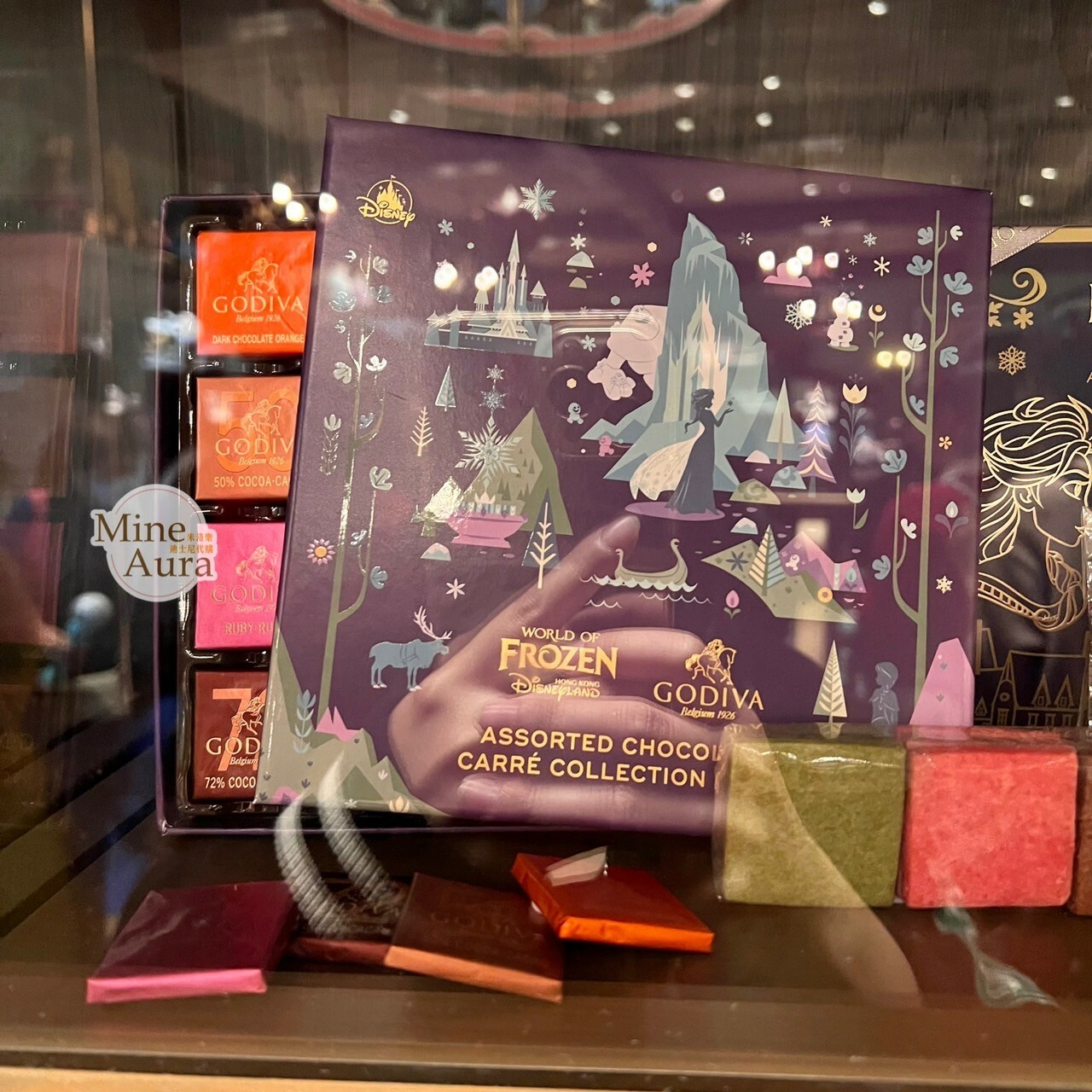 World of Frozen 限定 x GODIVA 聯名 方形巧克力 16入 冰雪奇緣 Frozen -香港迪士尼樂園