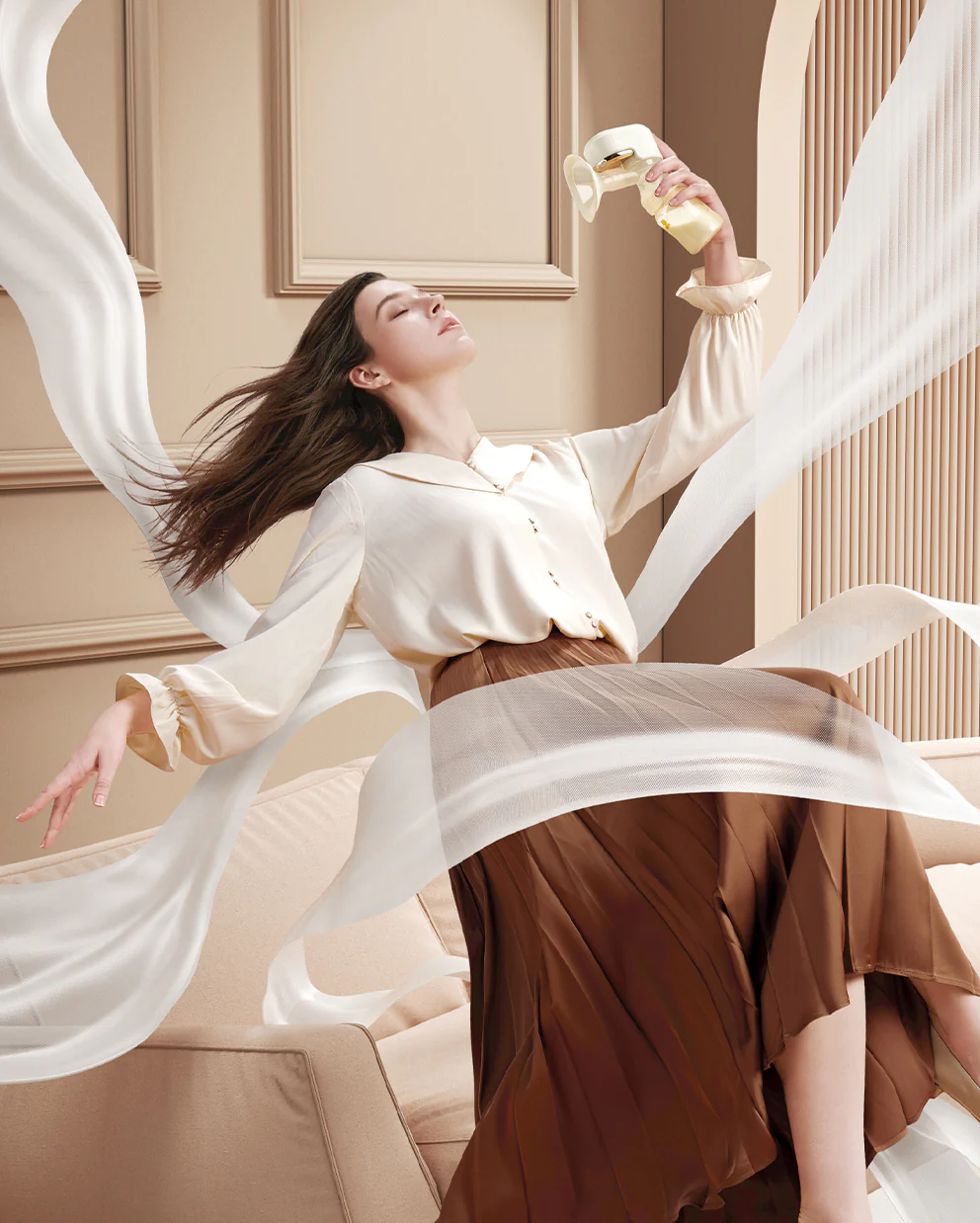 SnowBear 韓國小白熊  All In One 便攜式電動奶泵機