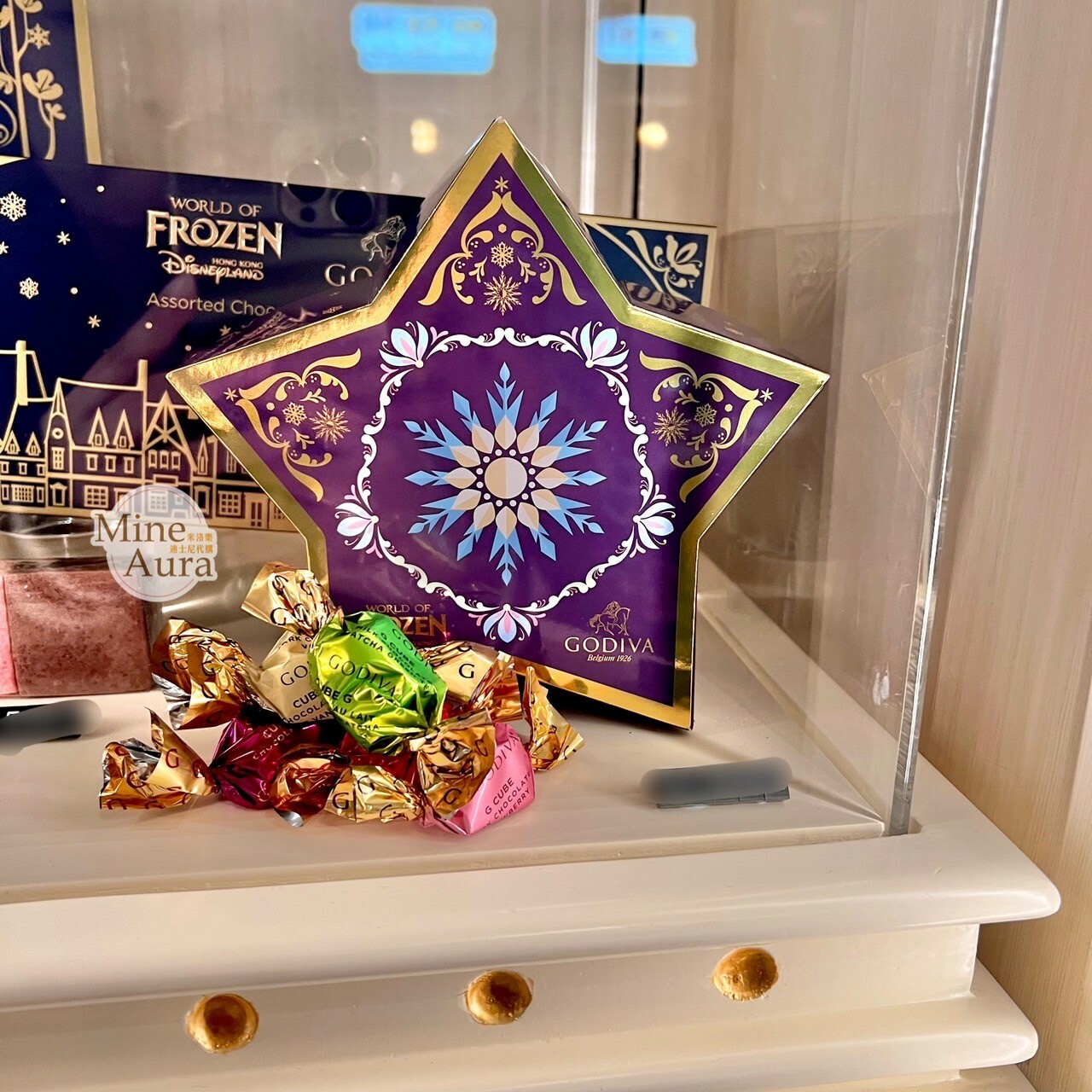 World of Frozen 限定 x GODIVA 聯名 星星造型包裝 松露巧克力 冰雪奇緣 Frozen -香港迪士尼樂園