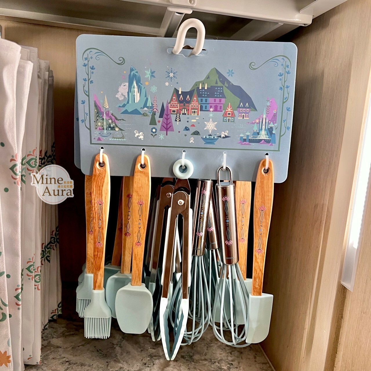 World of Frozen 限定 圖騰  矽膠 烘焙用具 5入組 冰雪奇緣 Frozen -香港迪士尼樂園