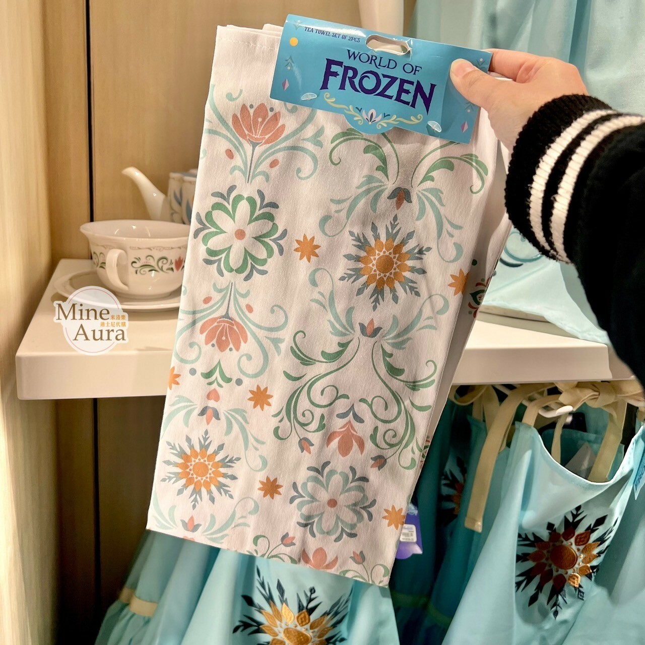 World of Frozen 限定 雪花圖騰 桌墊 餐墊2入組 冰雪奇緣 Frozen -香港迪士尼樂園