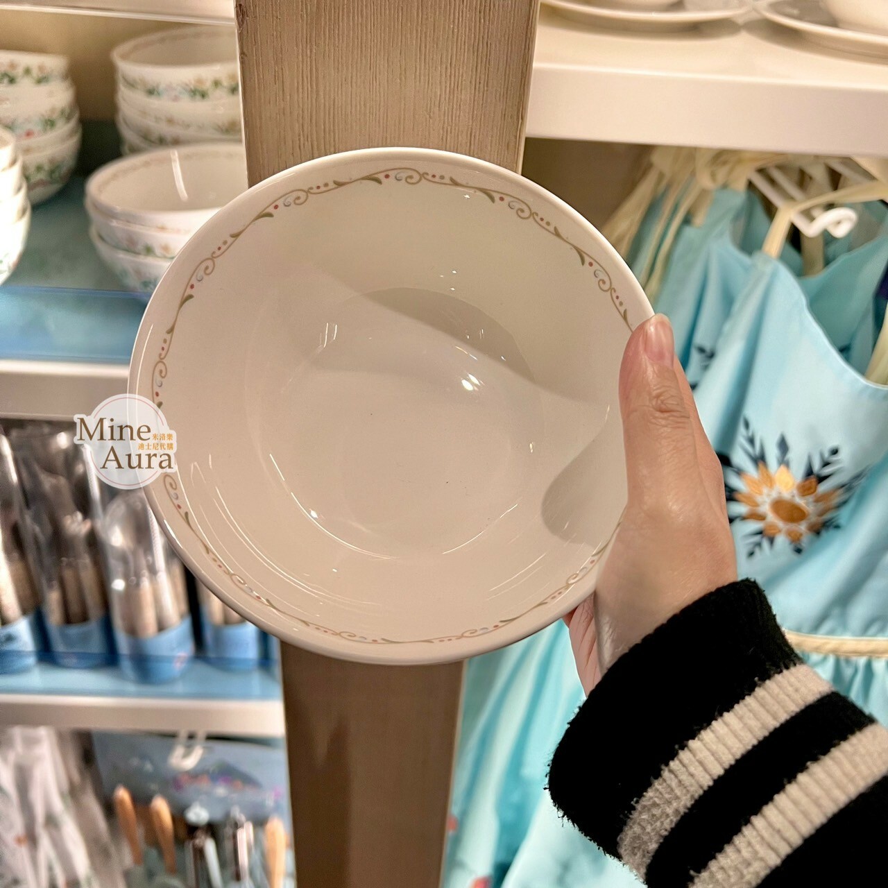 World of Frozen 限定 圖騰 陶瓷 湯碗 冰雪奇緣 Frozen -香港迪士尼樂園