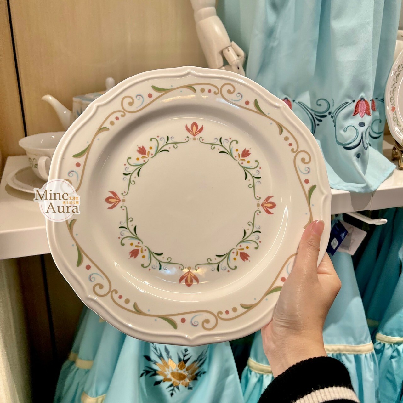 World of Frozen 限定 圖騰 餐盤 盤子 冰雪奇緣 Frozen -香港迪士尼樂園