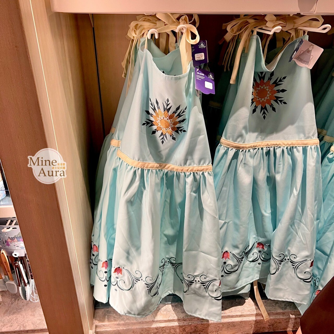 World of Frozen 限定 雪花圖騰 圍裙 冰雪奇緣 Frozen -香港迪士尼樂園