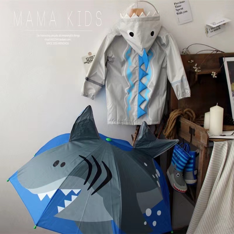 Baby Shark raincoat umbrella