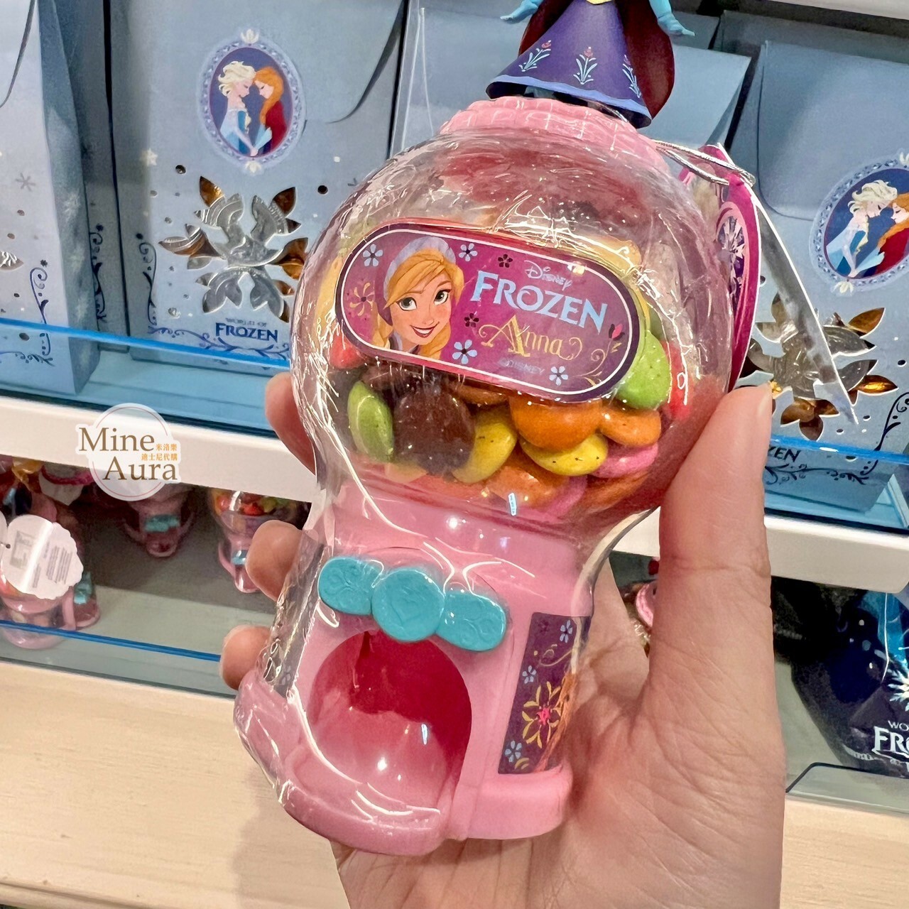 安娜Anna 扭蛋機造型 糖果盒 冰雪奇緣 Frozen -香港迪士尼樂園