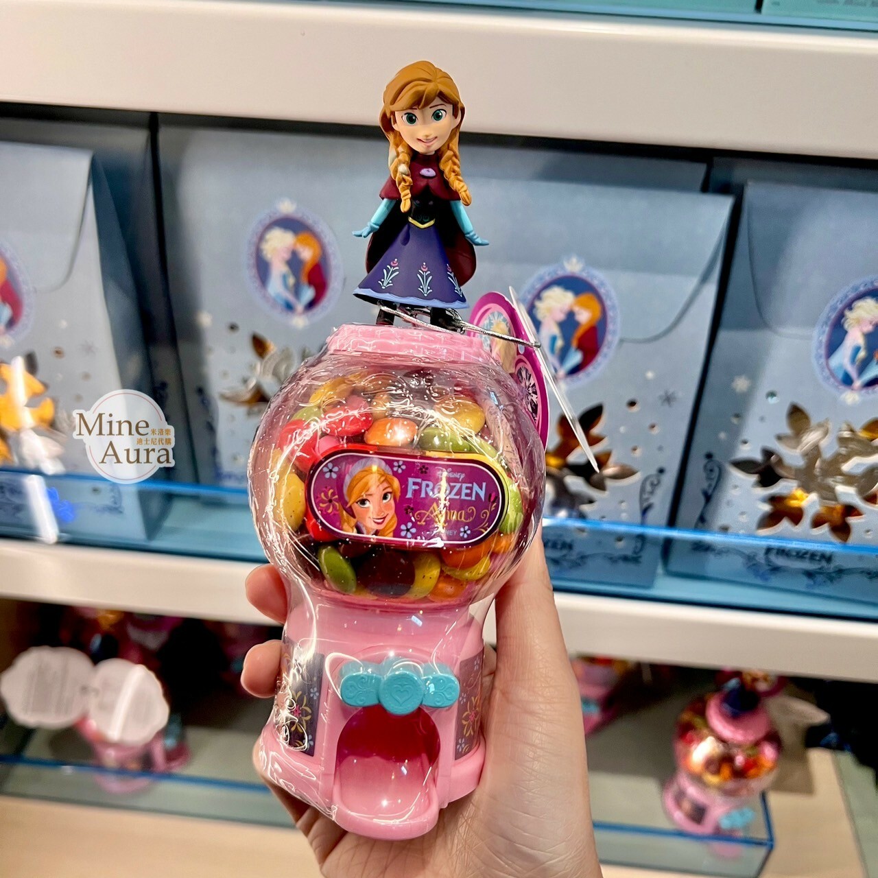安娜Anna 扭蛋機造型 糖果盒 冰雪奇緣 Frozen -香港迪士尼樂園