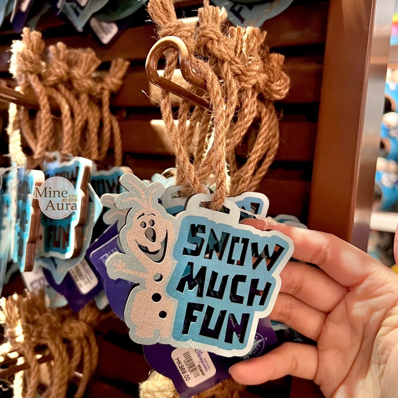 World of Frozen 限定 雪寶 Olaf 簍空造型 掛飾 冰雪奇緣 Frozen -香港迪士尼樂園