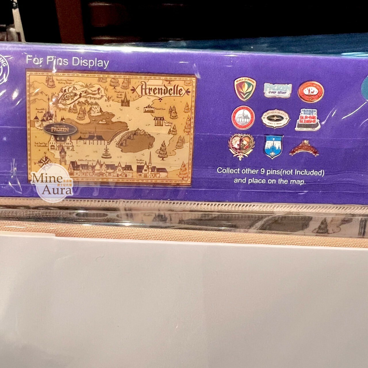 World of Frozen 限定 徽章 PIN 地圖 掛布 掛飾 冰雪奇緣 Frozen -香港迪士尼樂園