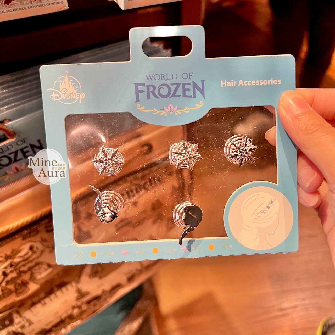 World of Frozen 限定 造型 髮飾5入組 冰雪奇緣 Frozen -香港迪士尼樂園