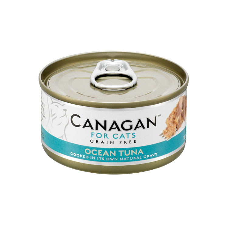 (6罐平均$14.5/罐) Canagan 原之選 無穀物吞拿魚貓罐頭 75g