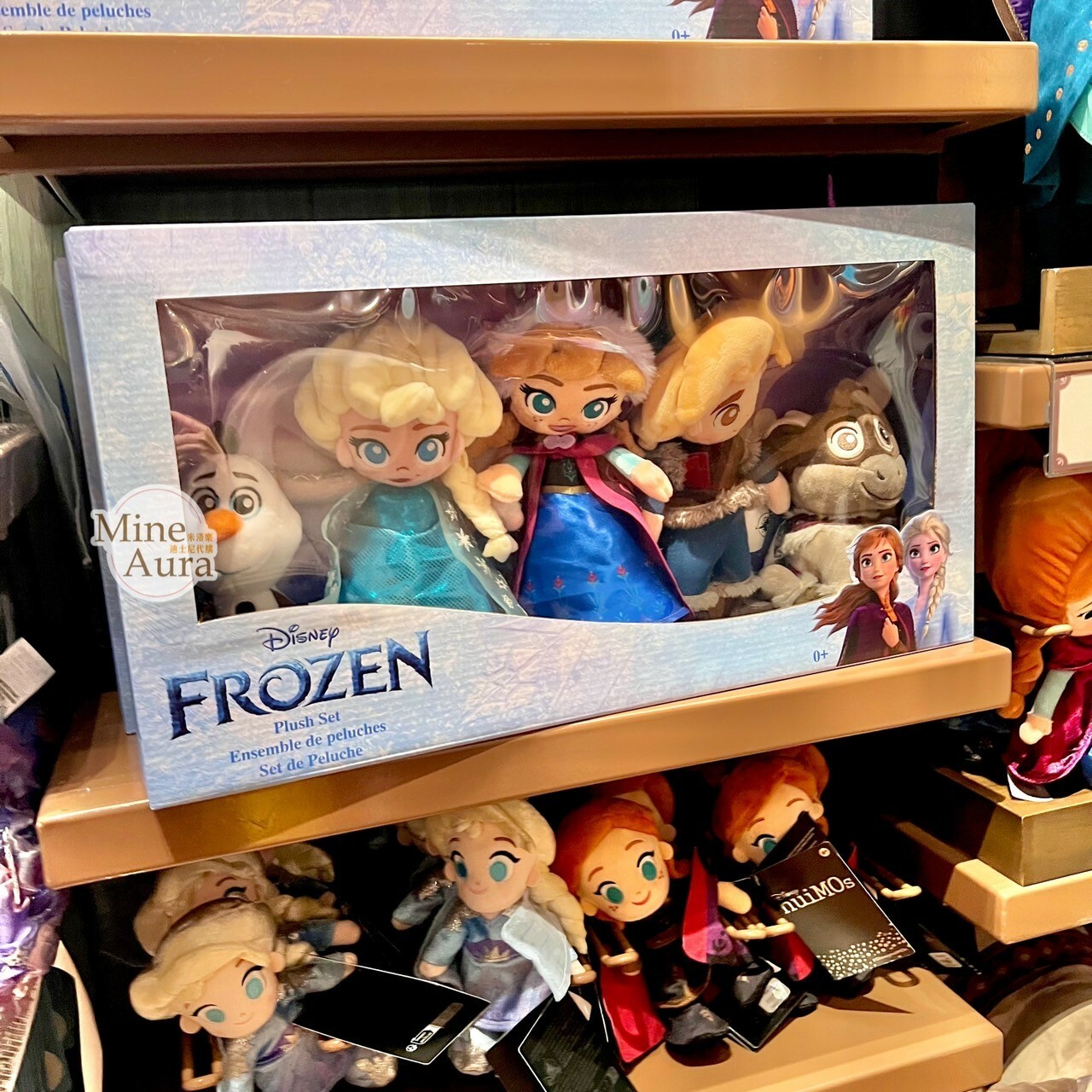 冰雪奇緣 Frozen 經典角色 絨毛 娃娃 玩偶套組 -香港迪士尼樂園
