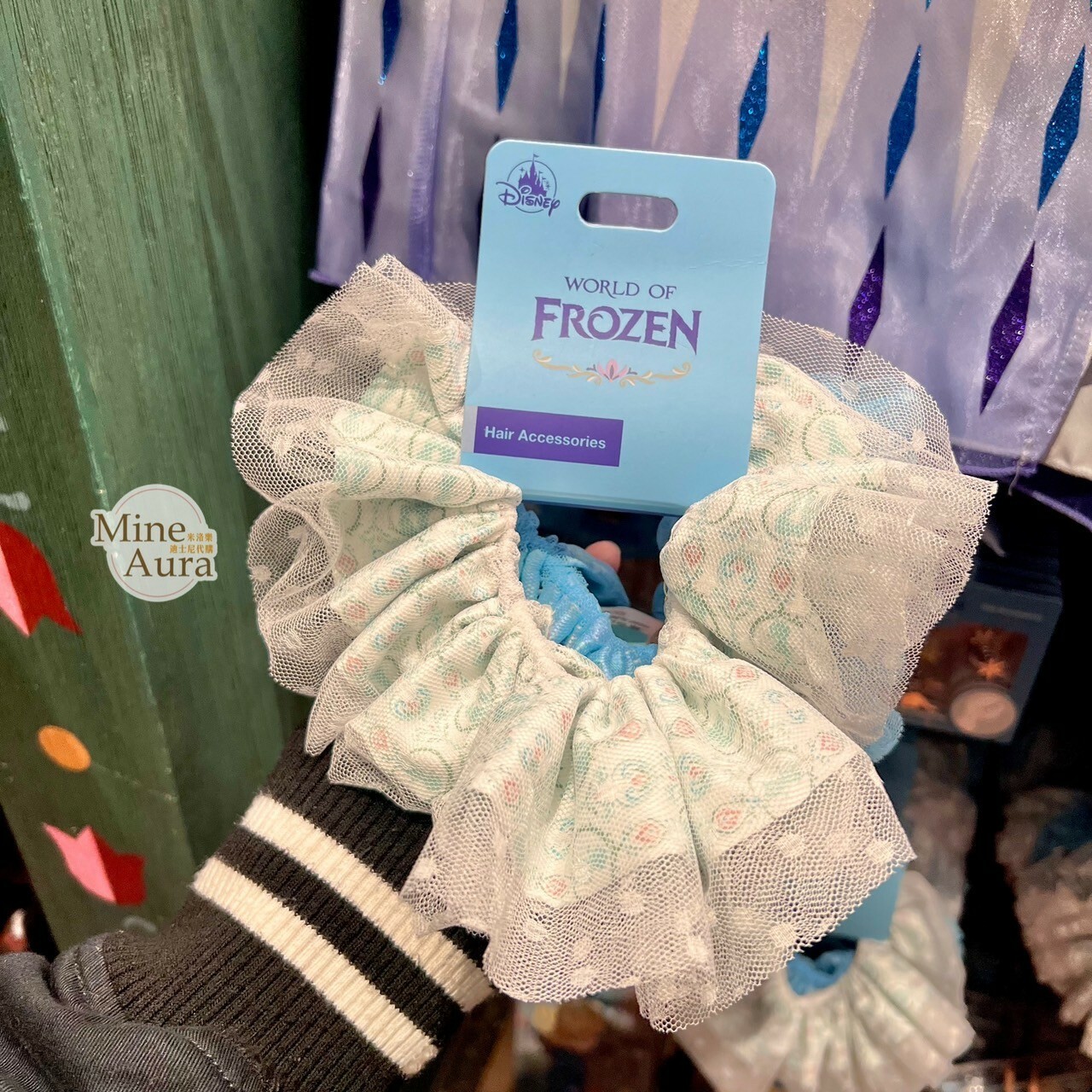 World of Frozen 限定 網紗設計 髮束 大腸圈 2入組 冰雪奇緣 Frozen -香港迪士尼樂園