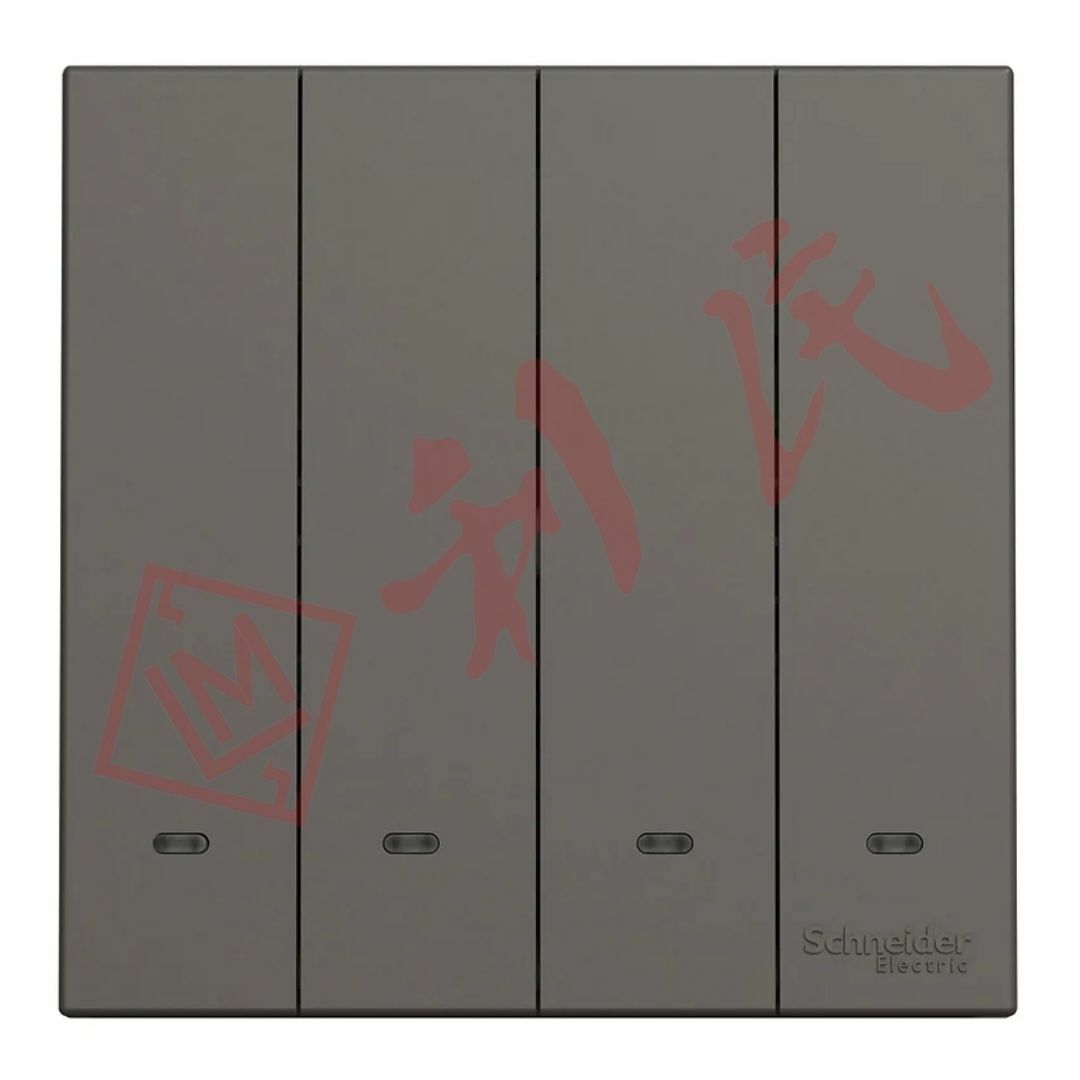 施耐德 AvatarOn C 16AX 四位雙控開關掣連螢光指示