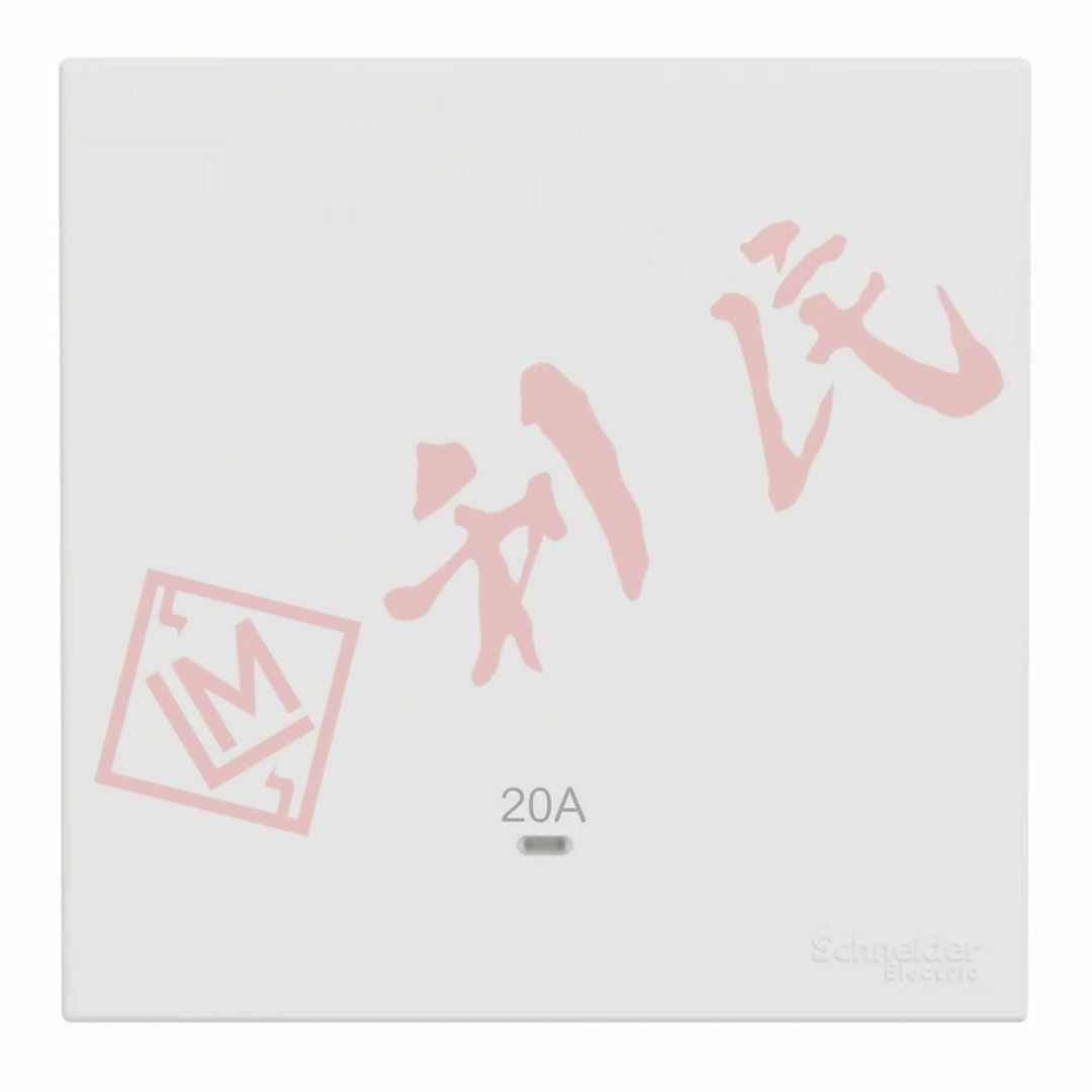 施耐德 AvatarOn C 20A 單位雙極開關掣連LED指示燈