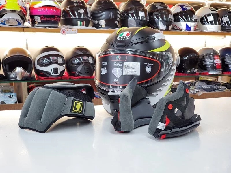AGV K6 K6S Q8 鏡片 內襯 鏡片 配件