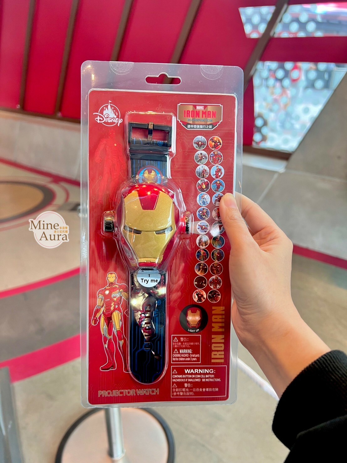 鋼鐵人 Iron Man 大頭造型 兒童 手錶 漫威 Marvel  -香港迪士尼樂園