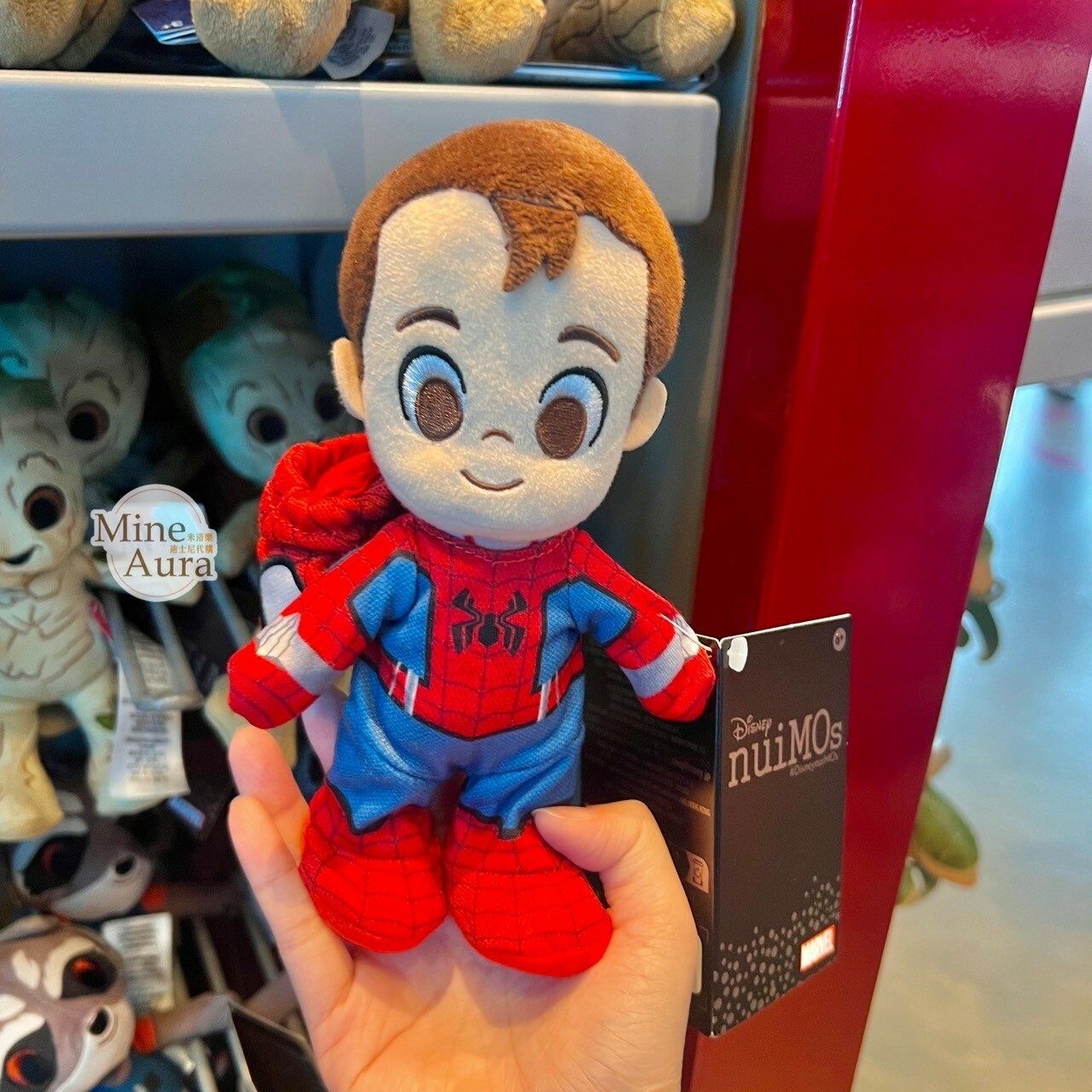 nuiMOs 蜘蛛人 Spider-Man 可動關節 絨毛 娃娃公仔 漫威 Marvel -香港迪士尼樂園
