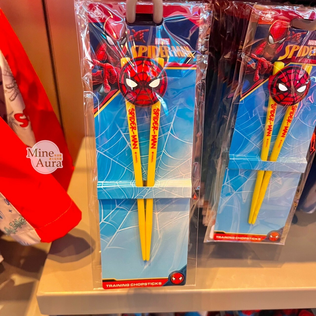 蜘蛛人 Spider-Man 大頭造型 寶寶專用 學習筷 漫威 Marvel -香港迪士尼樂園