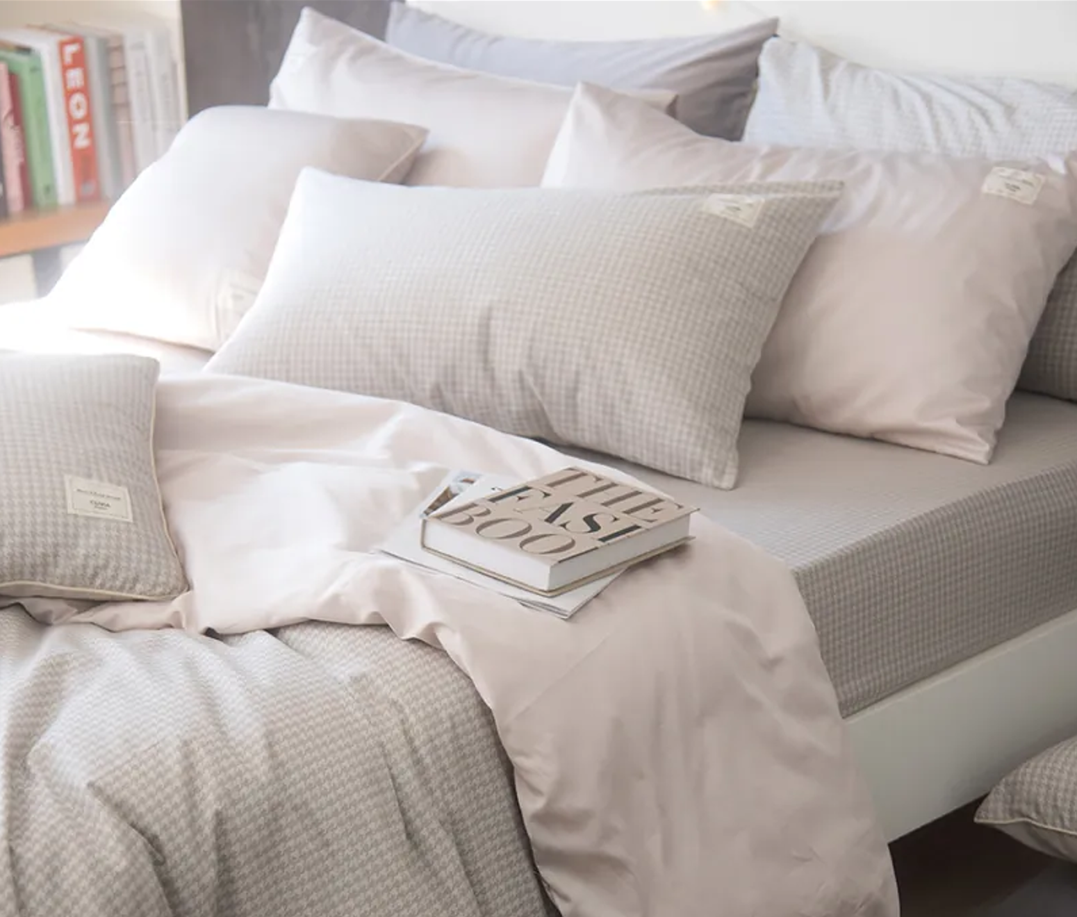 200織精梳棉兩用被 | DR880 千鳥 奶茶色