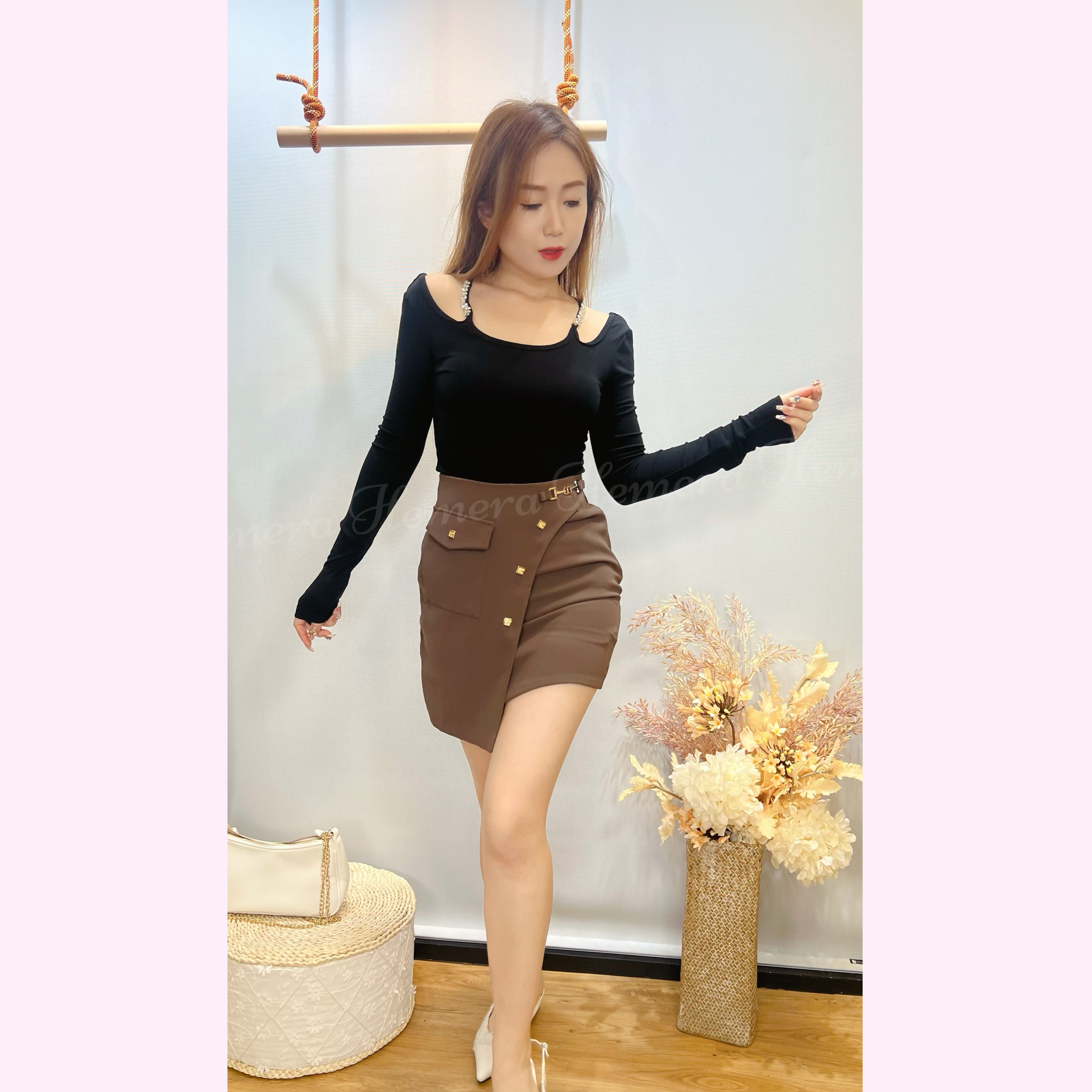 TP24W0306 性感BLING BLING短版上身