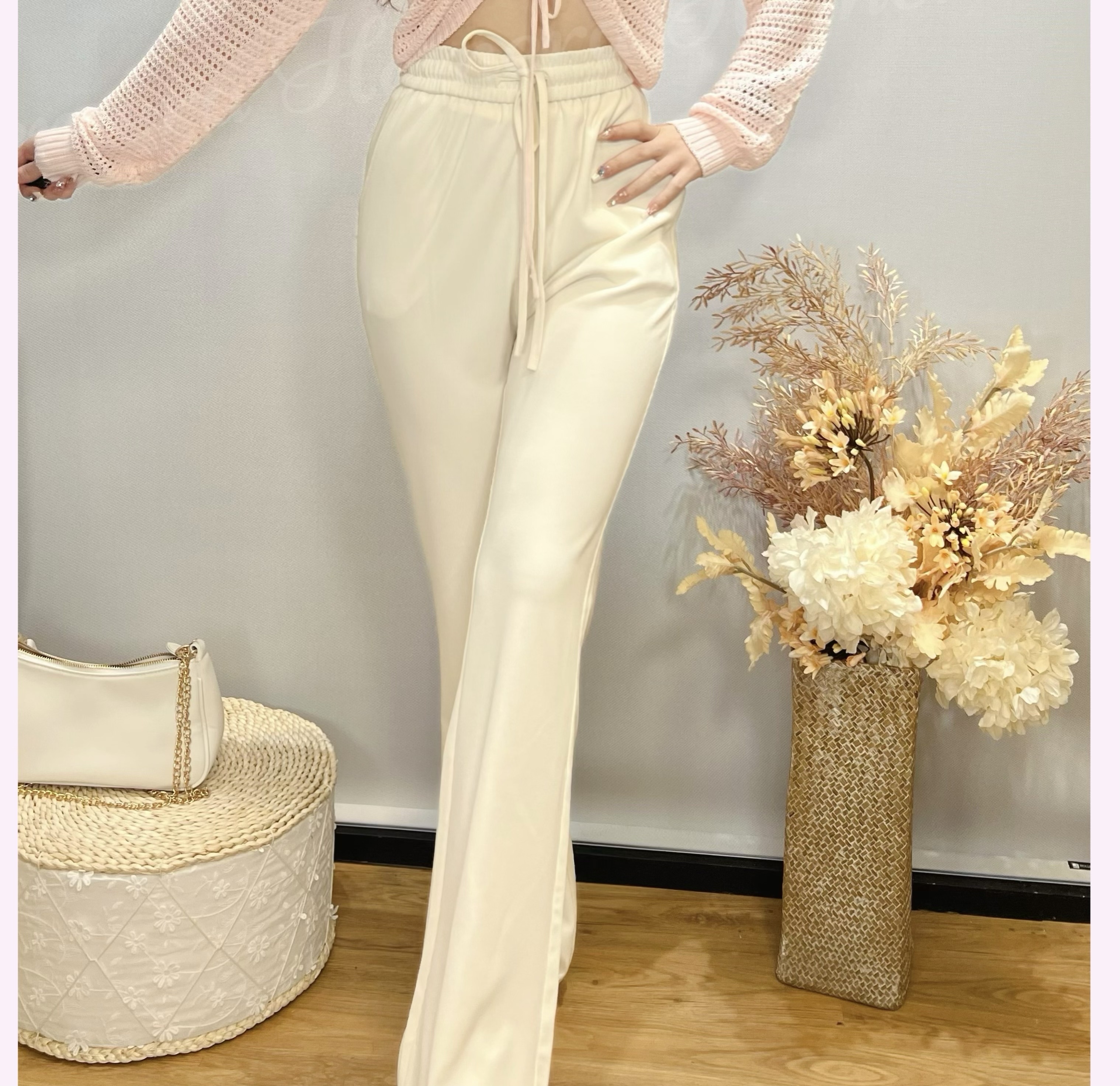 PT24W0309 休閒彈性棉質長褲