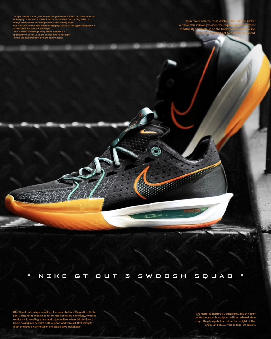 "NCAA限定 邁阿密颶風隊" GT CUT 3