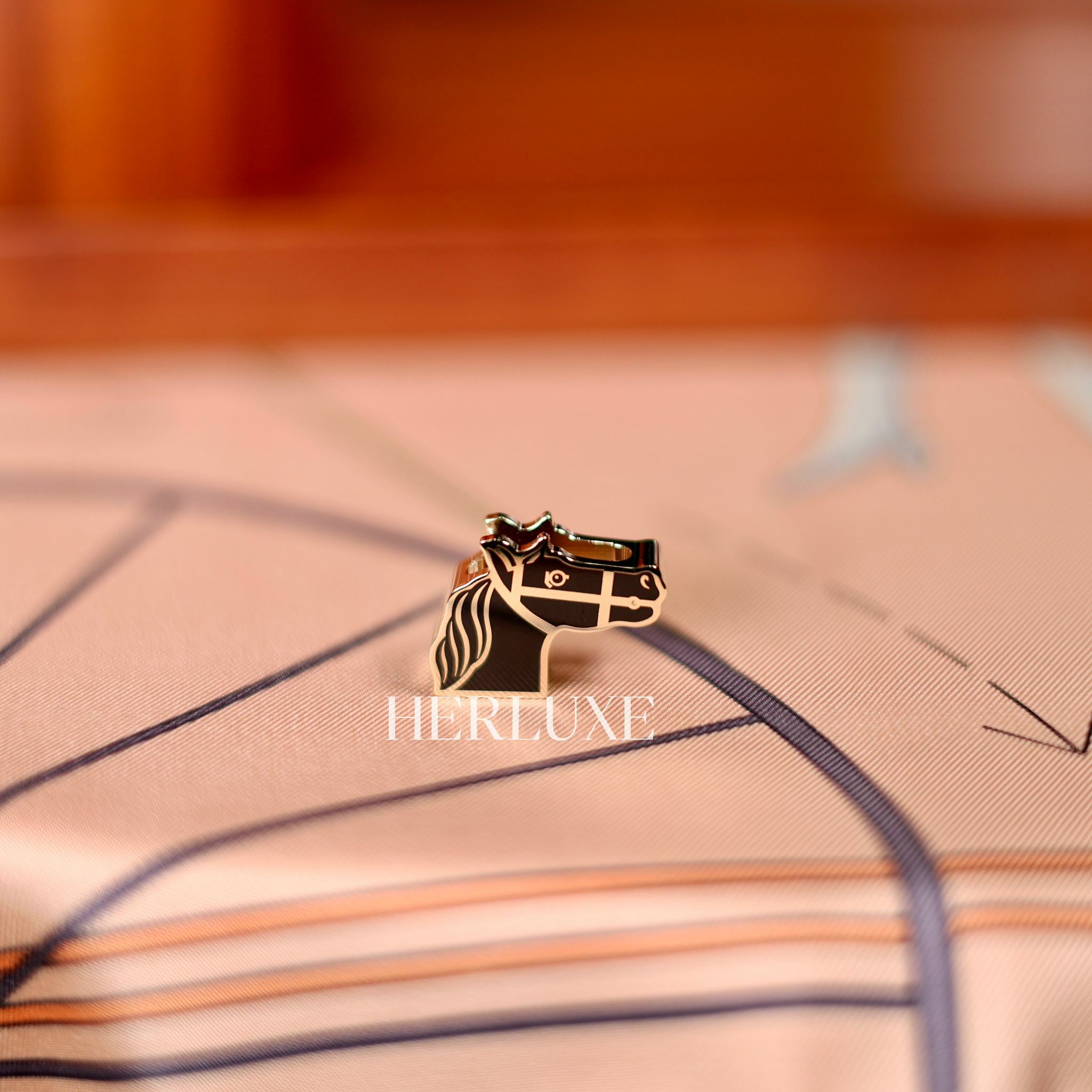 Quadrige twilly ring 89 noir cp