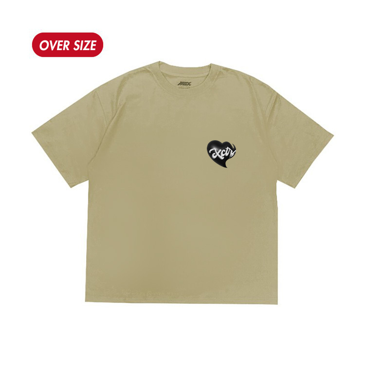 XCTRL 扭曲的愛短T-卡其