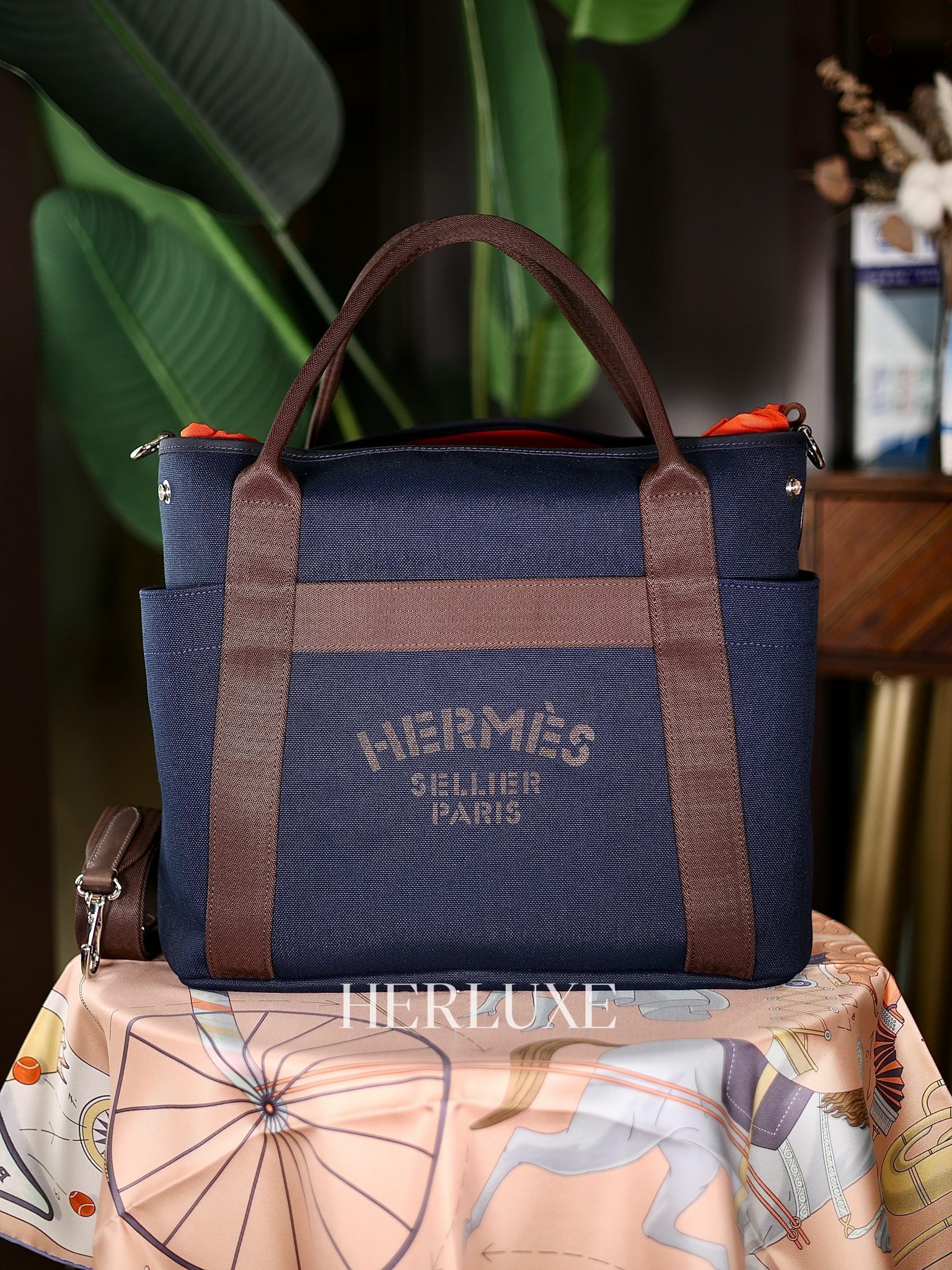 Groom Bag bleu canvas B