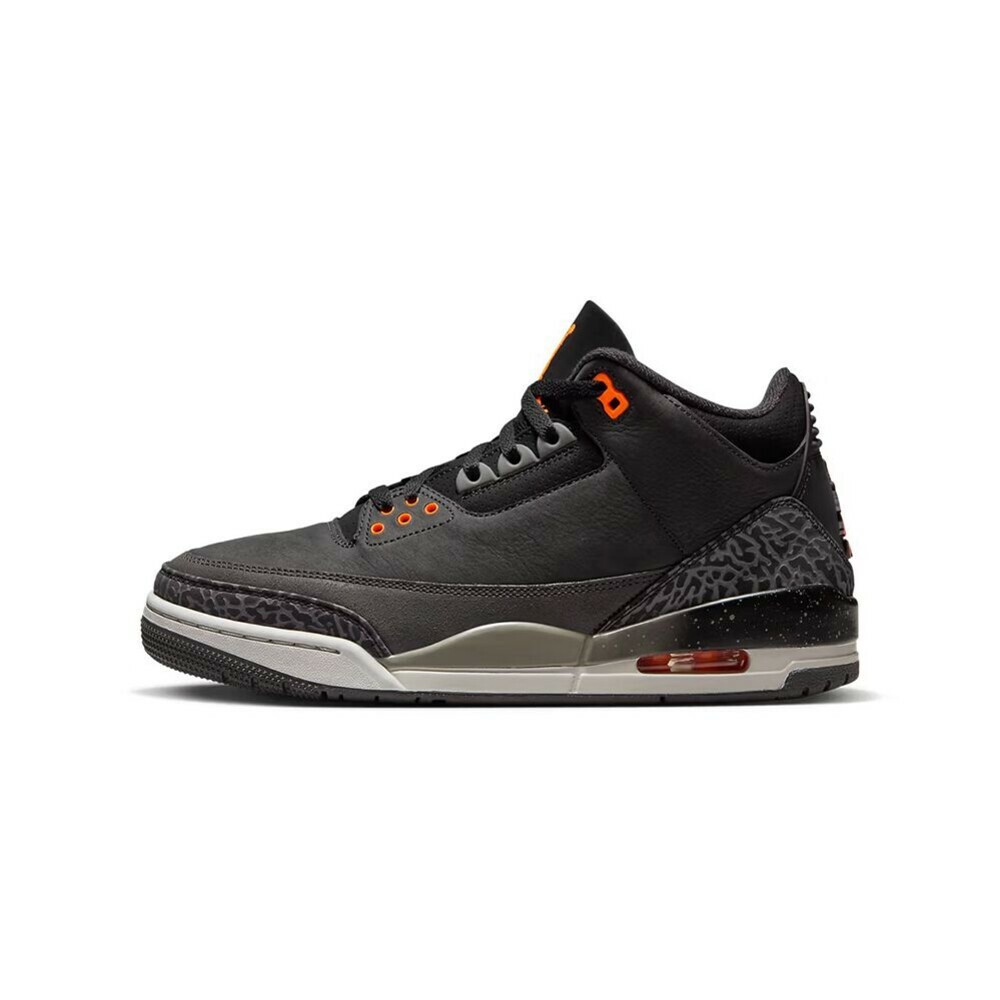 Air Jordan 3 RetroFear Pack 爆裂紋深灰橘 CT8532-080