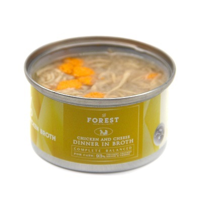 Forest 升級 貓系列罐頭 雞肉，芝士（主食湯罐）80g【原箱24罐】