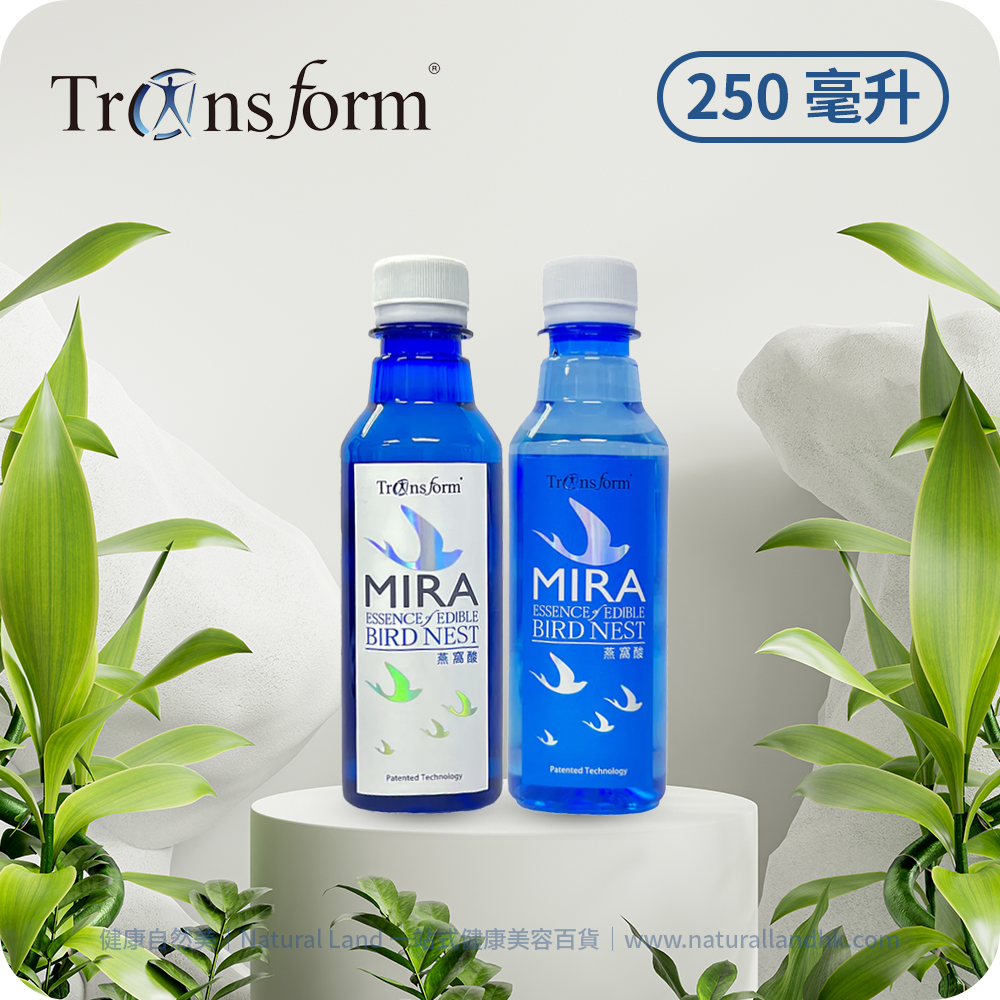 【 Transform® 】MIRA 燕窩酸水 250毫升｜1 箱 30 支裝（平均每支HK$36）（香港原裝行貨｜香港製造）