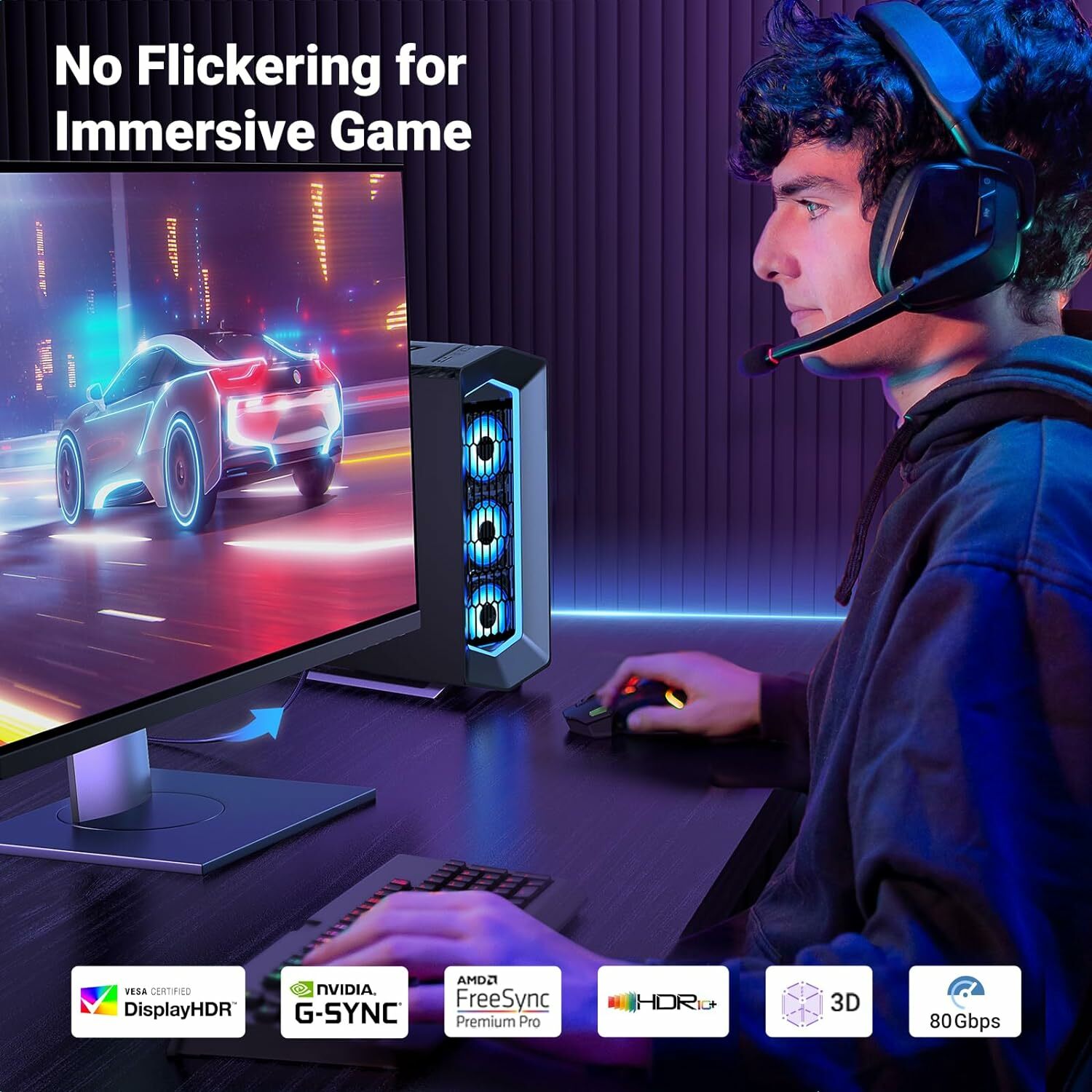 UGREEN - DisplayPort v2.1 16K公公連接線 -1M/2M (15383/15384)