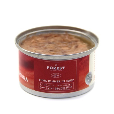 Forest 升級 貓系列罐頭 吞拿魚，魚湯（主食湯罐）80g【原箱24罐】
