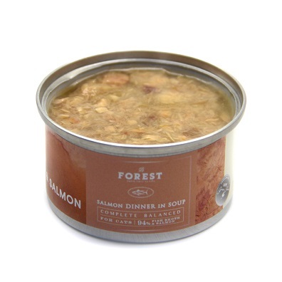 Forest 升級 貓系列罐頭 三文魚，魚湯（主食湯罐）80g【原箱24罐】