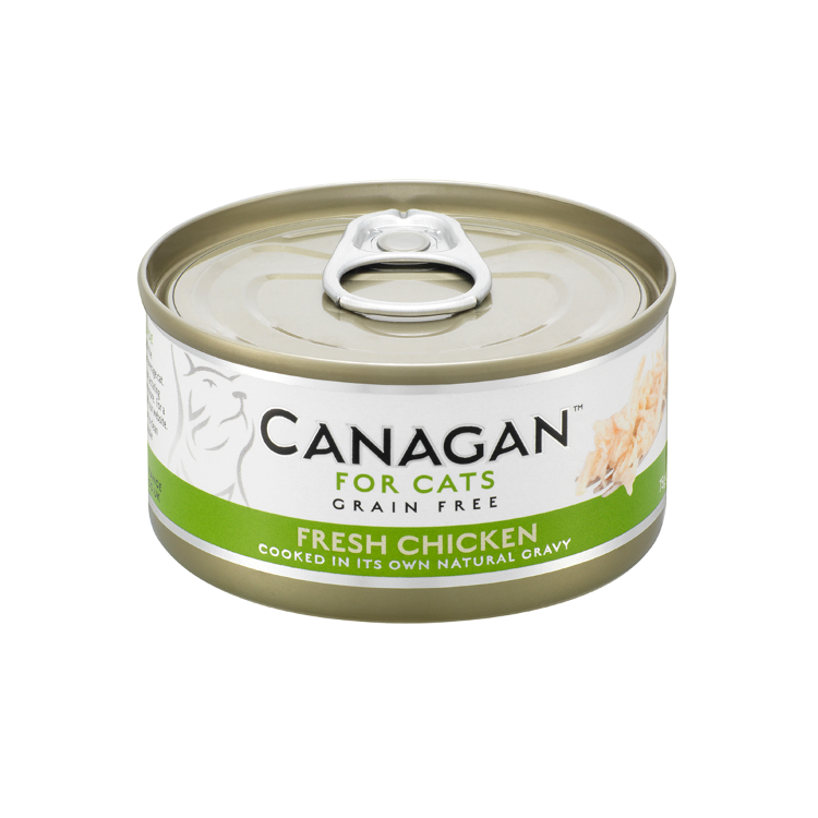(6罐平均$14.5/罐) Canagan 原之選 無穀物雞肉貓罐頭 75g