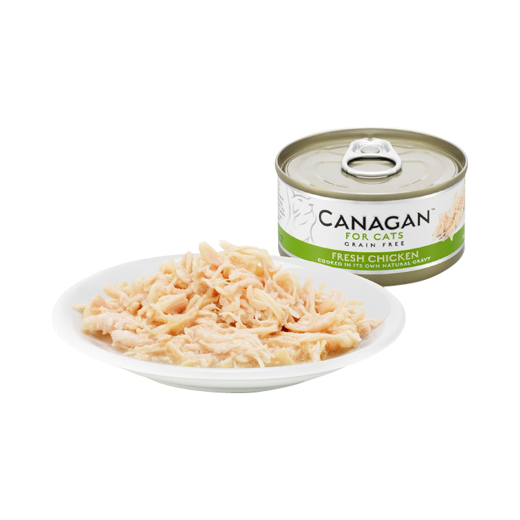 Canagan 原之選 無穀物雞肉貓罐頭 75g (任選6罐$87)